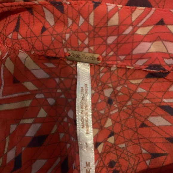 Free People Sheer Long Sleeve Top - Picture 4 of 4